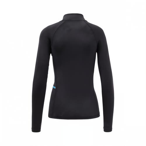 Uv Skinz Long Sleeve Full Zip Active Fleece In Black