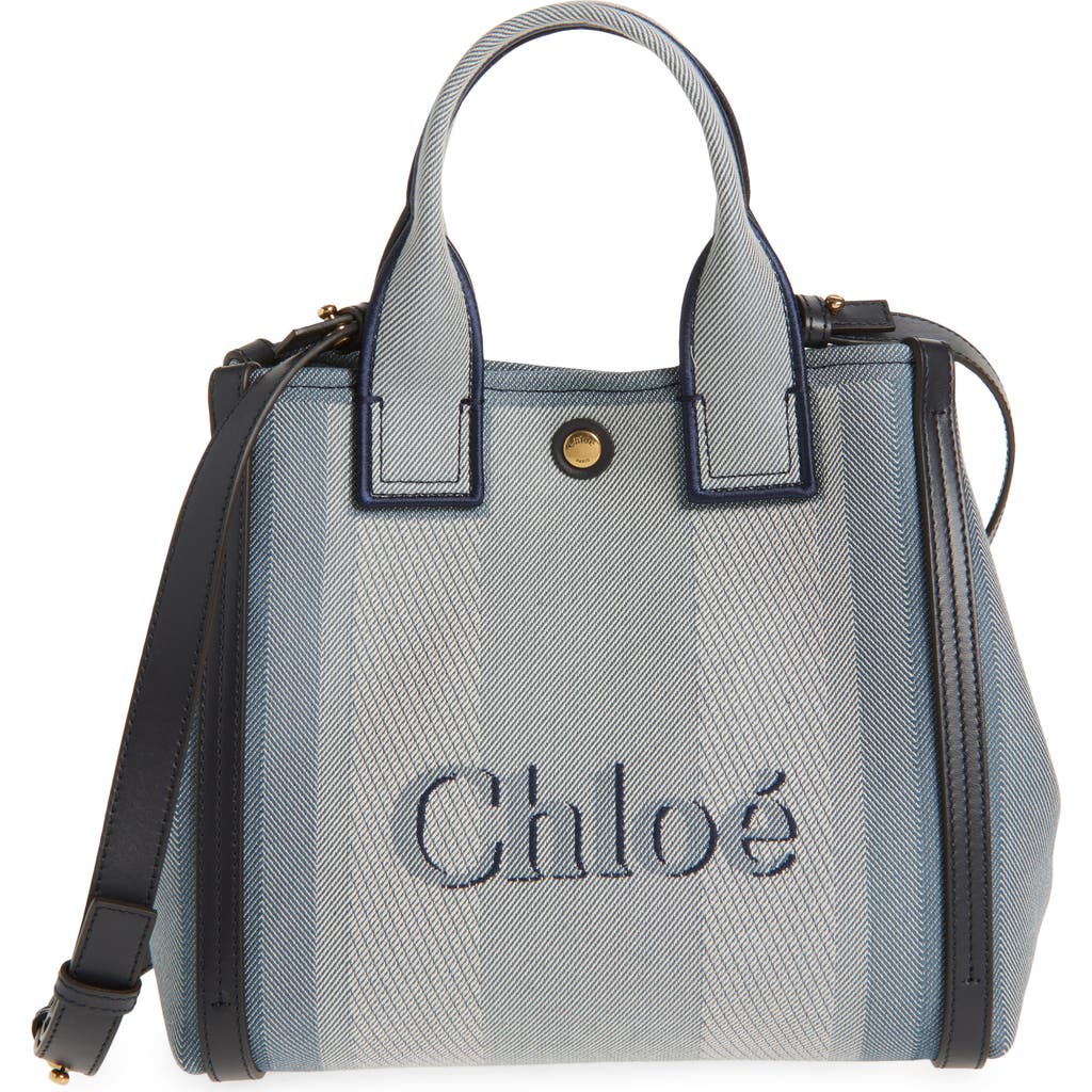 CHLOÉ CHLOÉ LOGO CANVAS TOTE