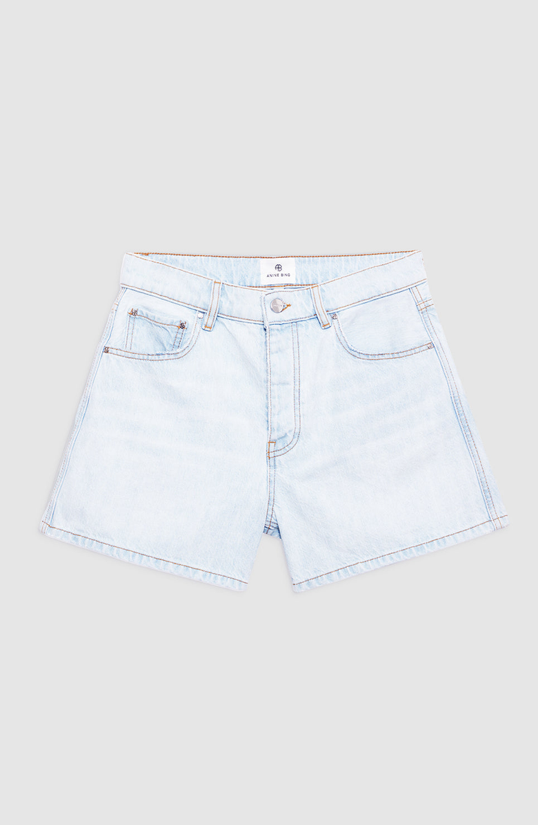 ANINE BING Dalton Short, Alternate, color, Ultra Bleached Blue