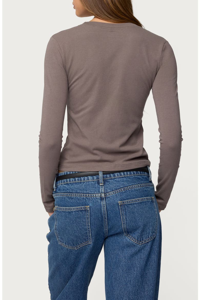 Kiyan Long Sleeve T-Shirt, Alternate, color, GRAY