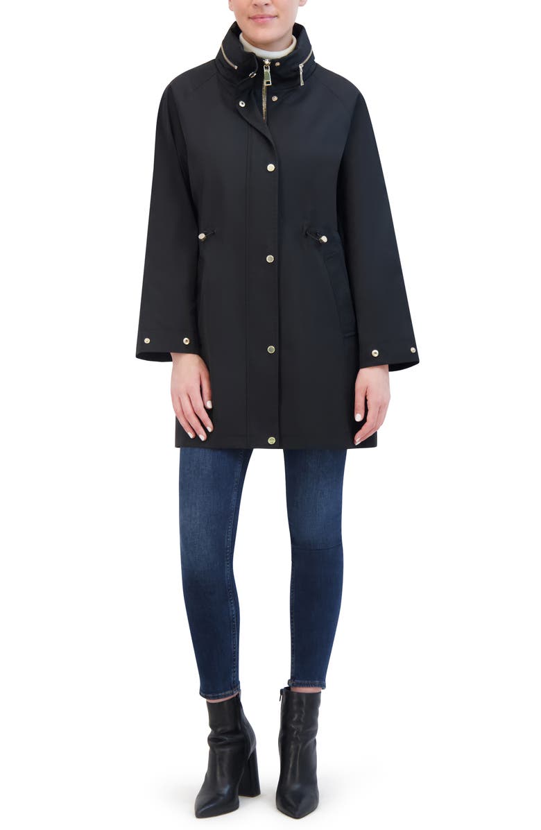 Rebecca Minkoff Oversize Water Repellent Hooded Rain Jacket, Alternate, color, 