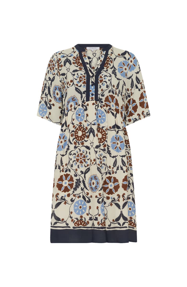 GERARD DAREL Romaine Printed Tunic Dress, Alternate, color, Ecru