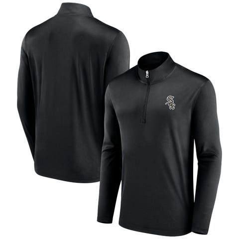 Men's Fanatics Branded Black Chicago White Sox Underdog Mindset Quarter-Zip Jacket