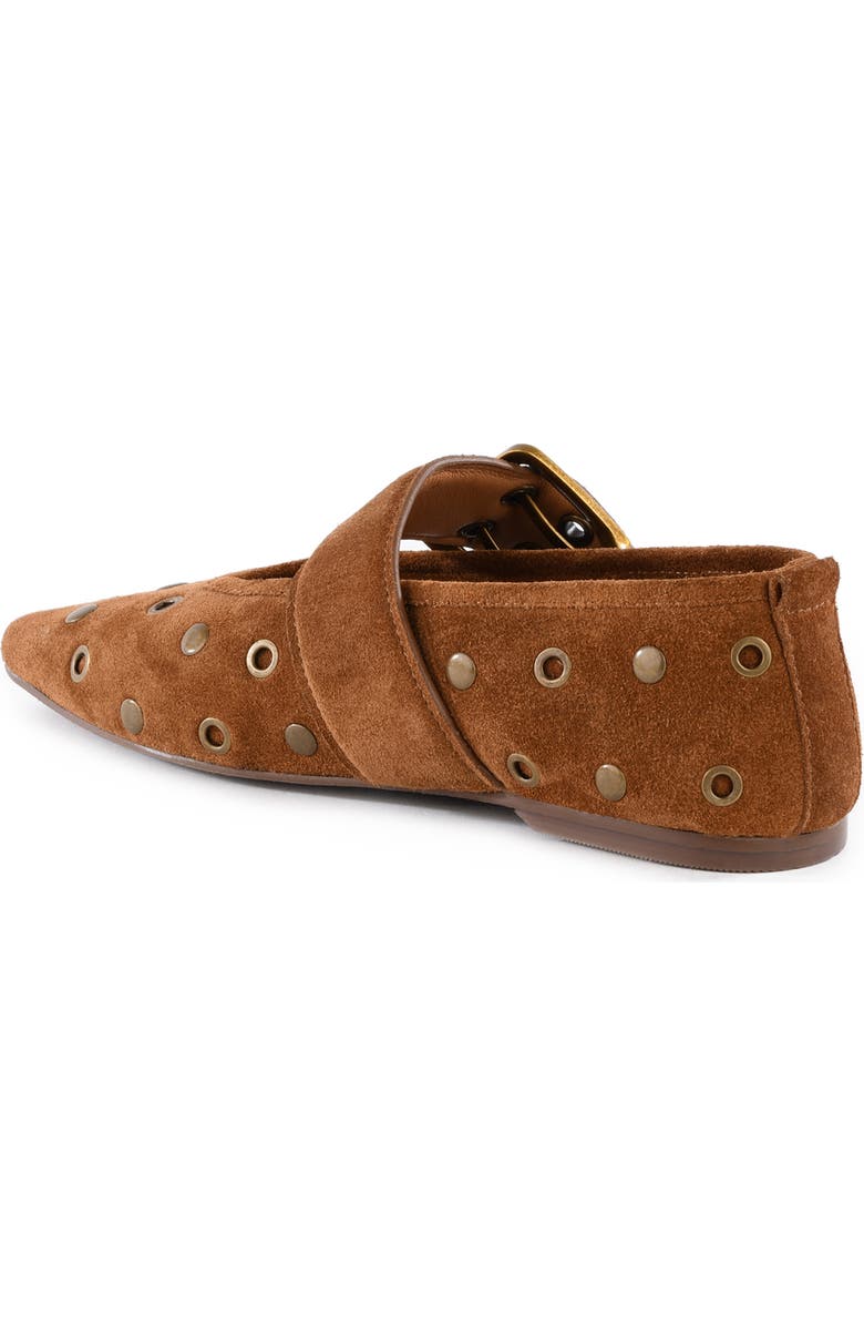 Seychelles Abbey Pointed Toe Flat, Alternate, color, Brown