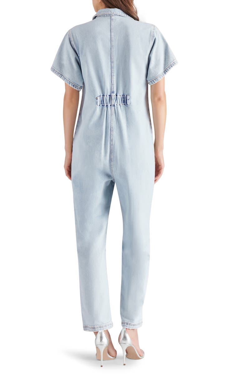 Steve Madden Eira Denim Jumpsuit, Alternate, color,