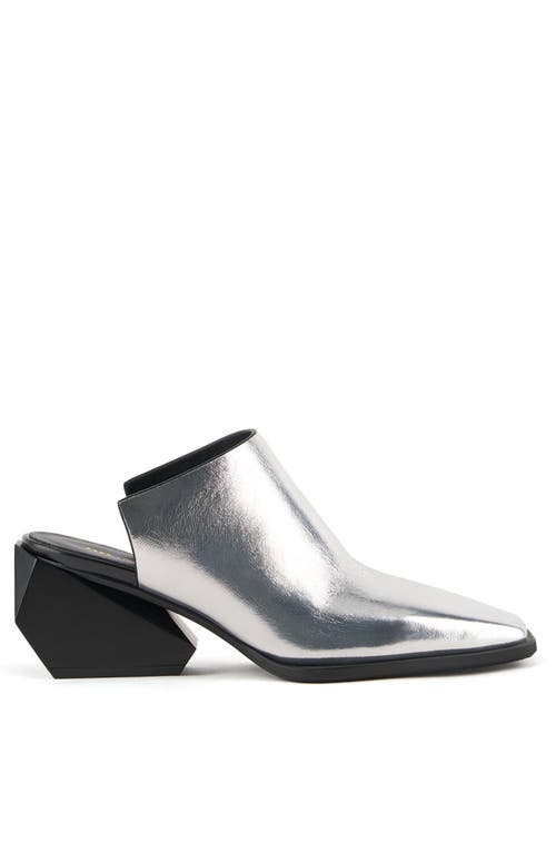 United Nude Ricky Mule Mid In Silver