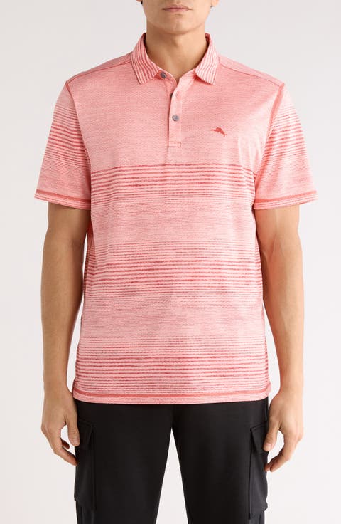 Sea Island Stripe IslandZone® Performance Polo
