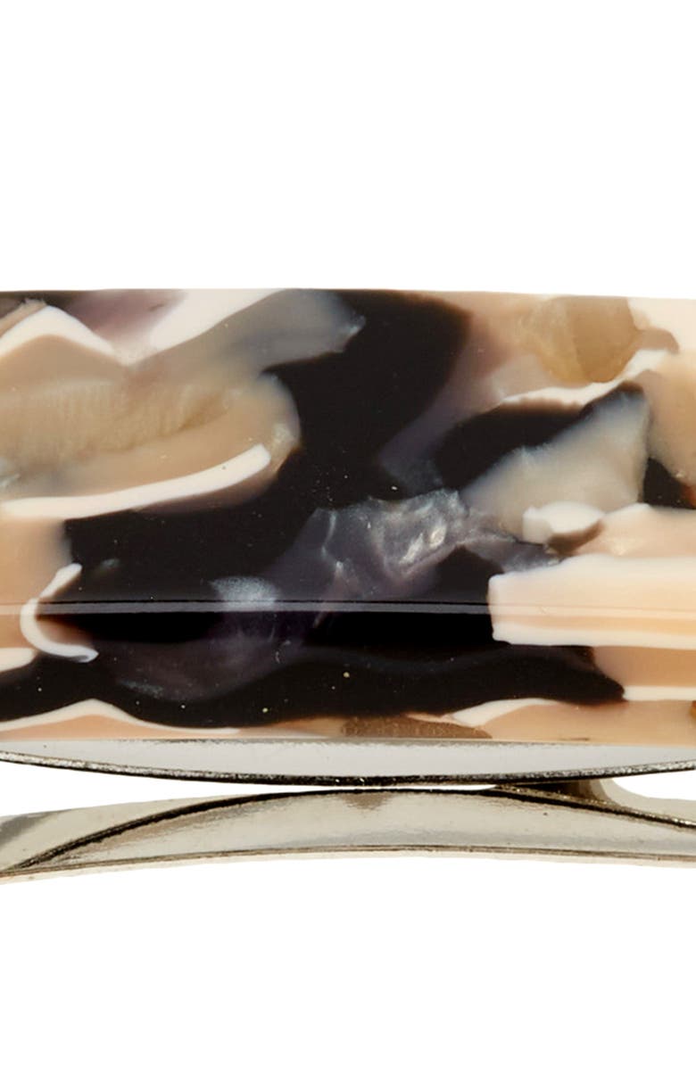 MACHETE No. 3 Heirloom Barrette, Alternate, color, Abalone