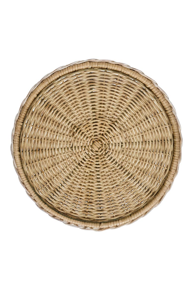 Provence Rattan Cake Stand, Alternate, color, WHITEWASH