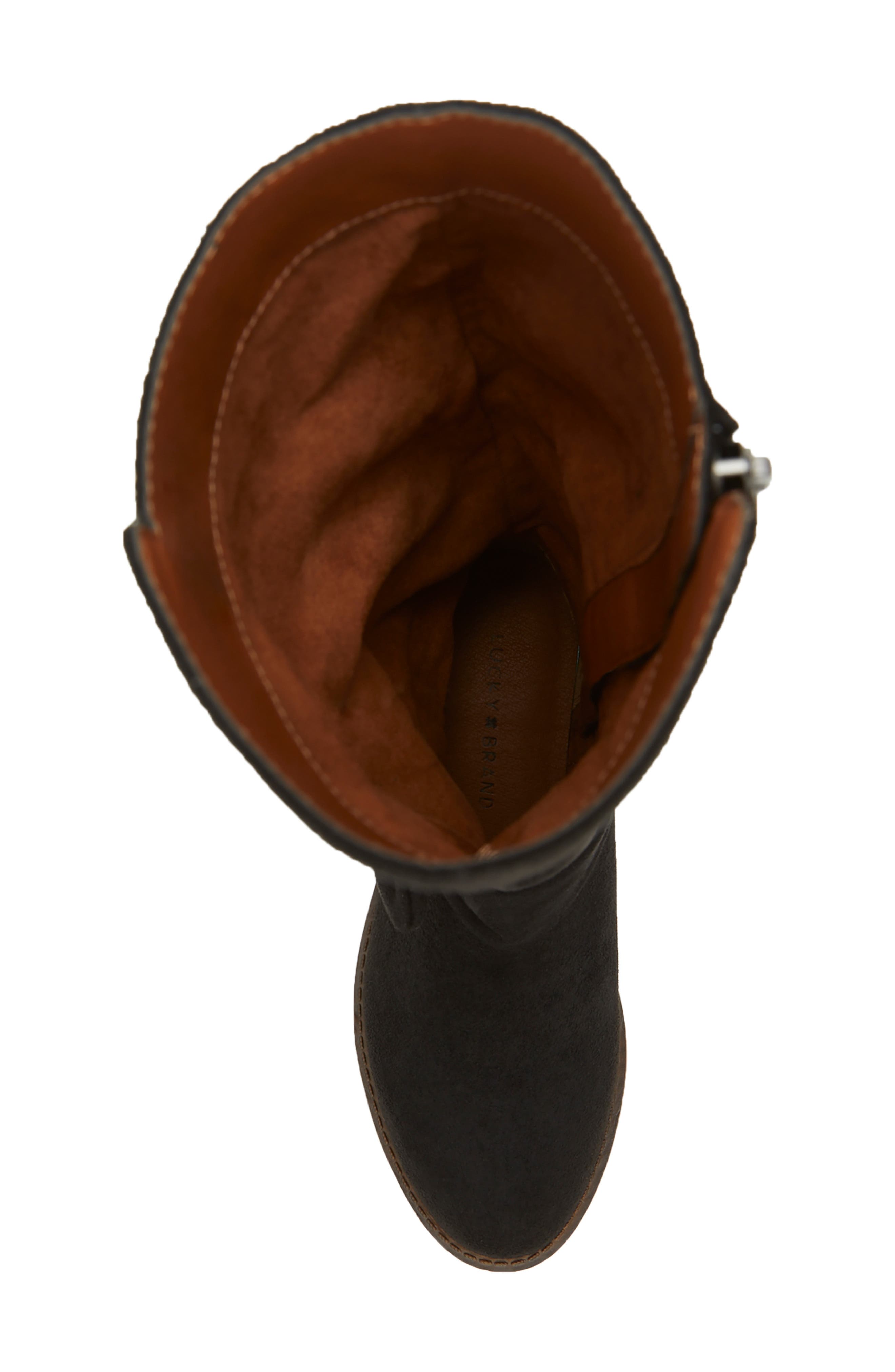 Lucky Brand Luschia Tall Bow Boot, Alternate, color, 