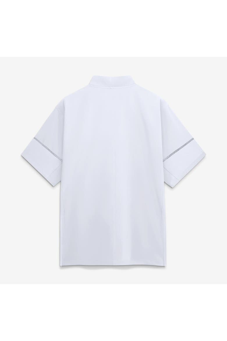 Men's Nike White West Virginia Mountaineers 2026 Sideline Short Sleeve Quarter-Zip Coach Jacket, Alternate, color, White