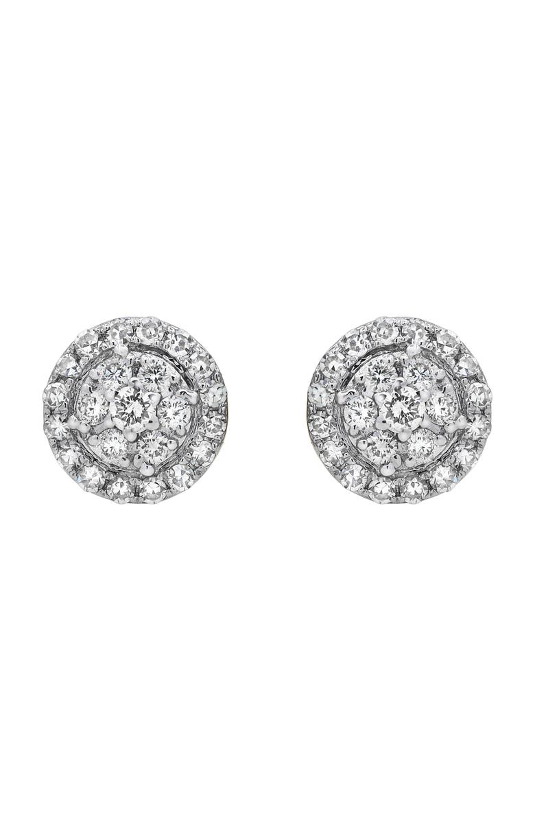LuvMyJewelry Glacier Diamond Stud Earrings, Alternate, color, 