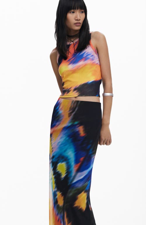 Desigual Skirt Designed By Mr. Christian Lacroix In Multi