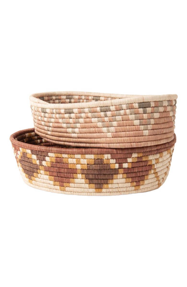 Maadili Collective Zig Zag Bread Basket, Alternate, color, Natural