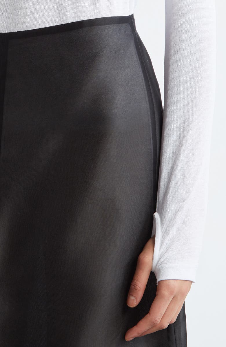 BITE Studios Semisheer Long Sleeve Organic Cotton Knit Top, Alternate, color, 