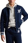 Polo Ralph Lauren Felted Snap-Up Baseball Jacket