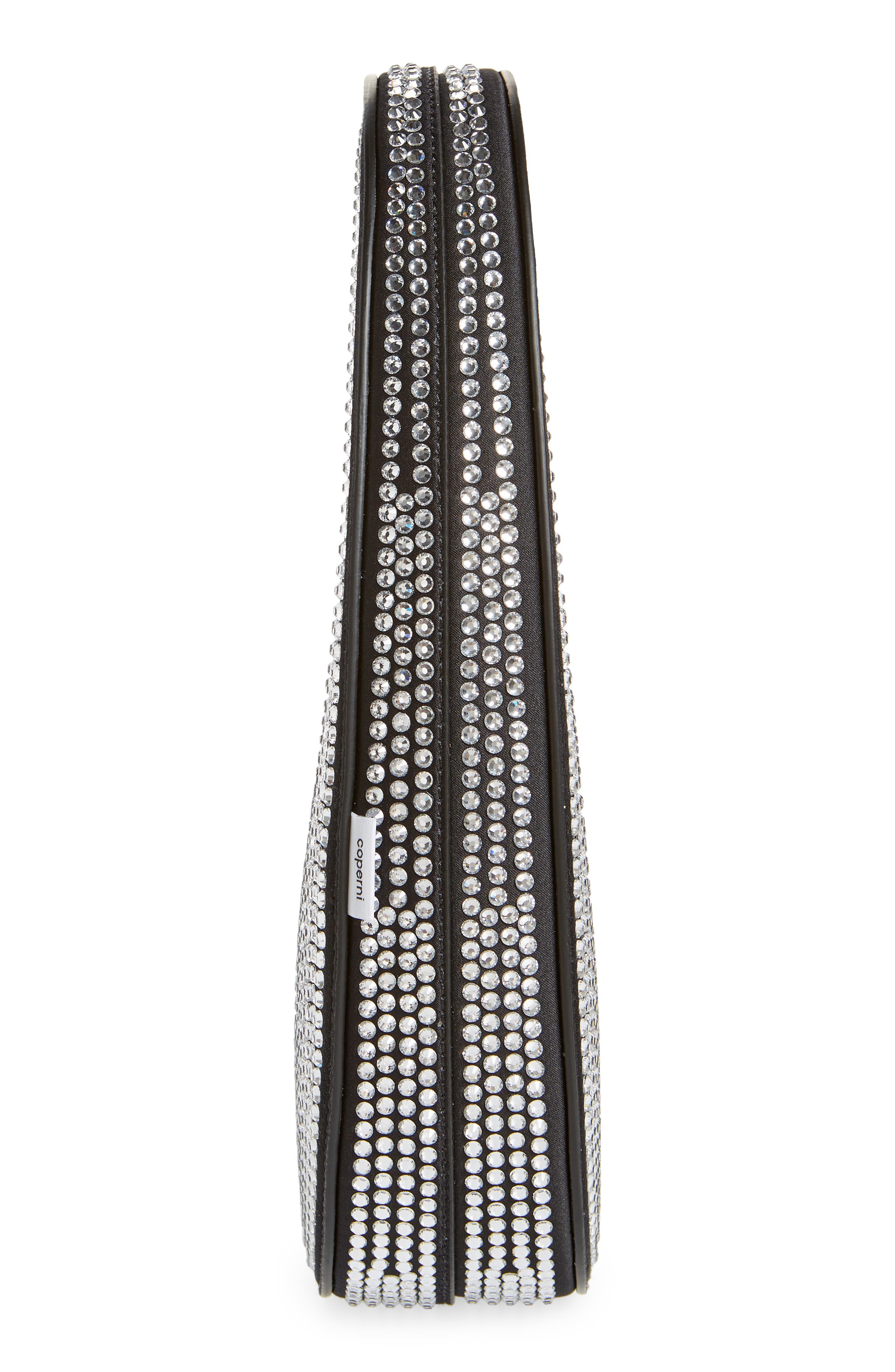 Coperni Mini Swipe Crystal Embellished Bag, Alternate, color, 