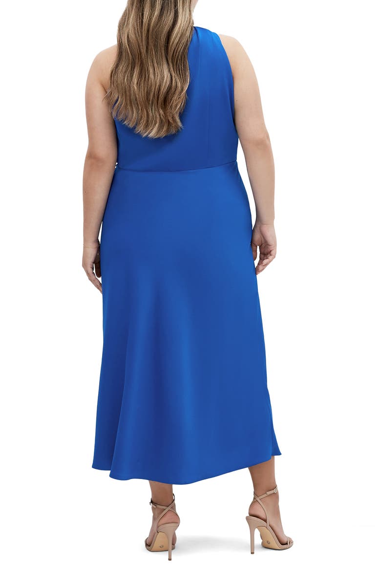 Limelight Halter Neck Midi Dress, Alternate, color, CERULEAN