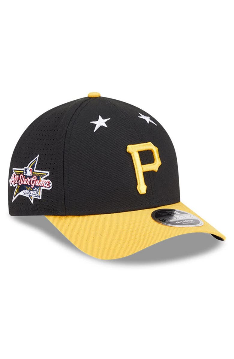 New Era Men's New Era Black/Gold Pittsburgh Pirates 2025 MLB All-Star Game 9FORTY M-Crown Adjustable Hat, Main, color, Black