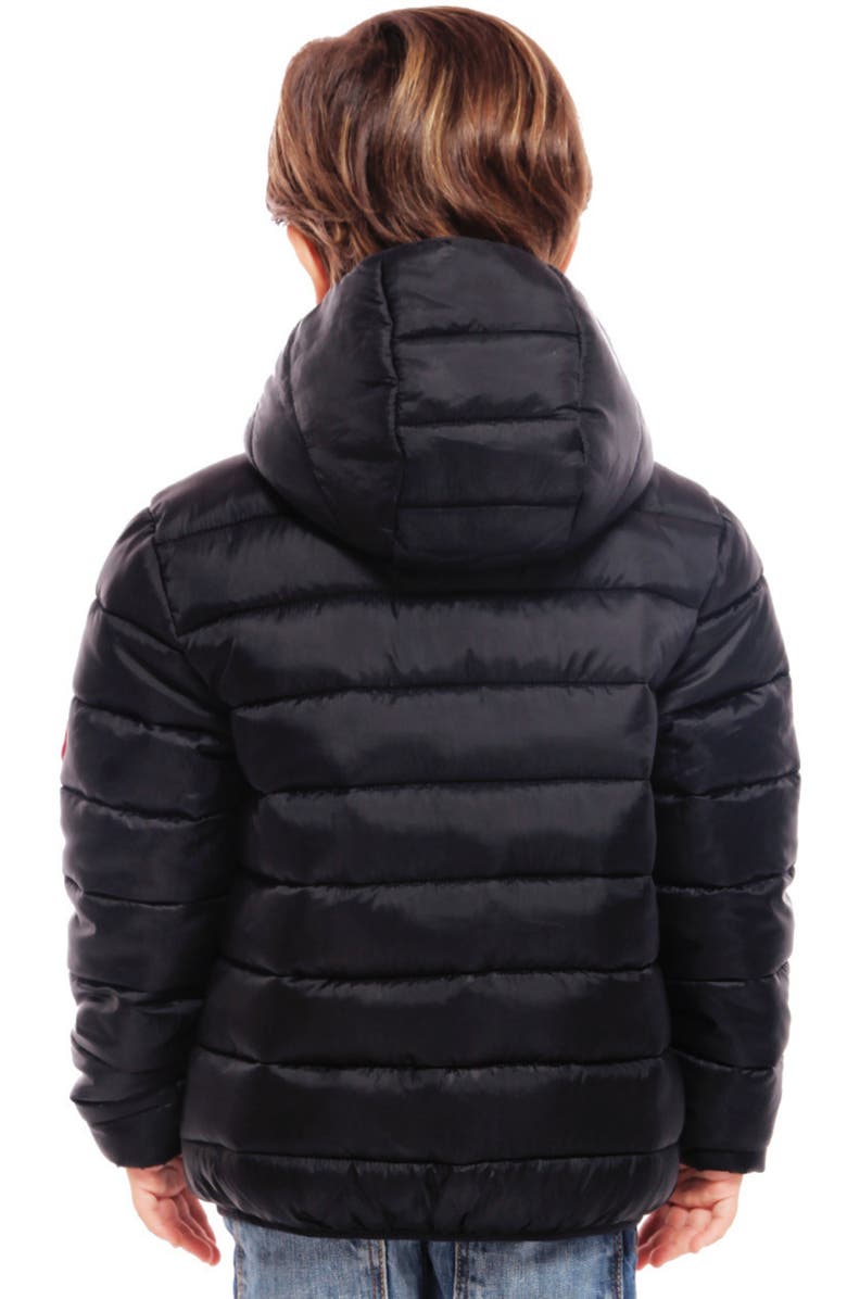 Rokka&Rolla Kids' Reversible Puffer Jacket, Alternate, color, Very Black