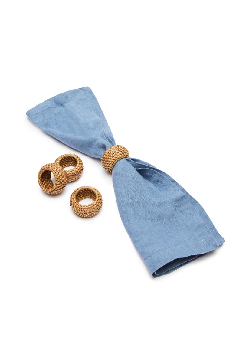 Eclipse Napkin Ring - Set of 4, Alternate, color, Natural