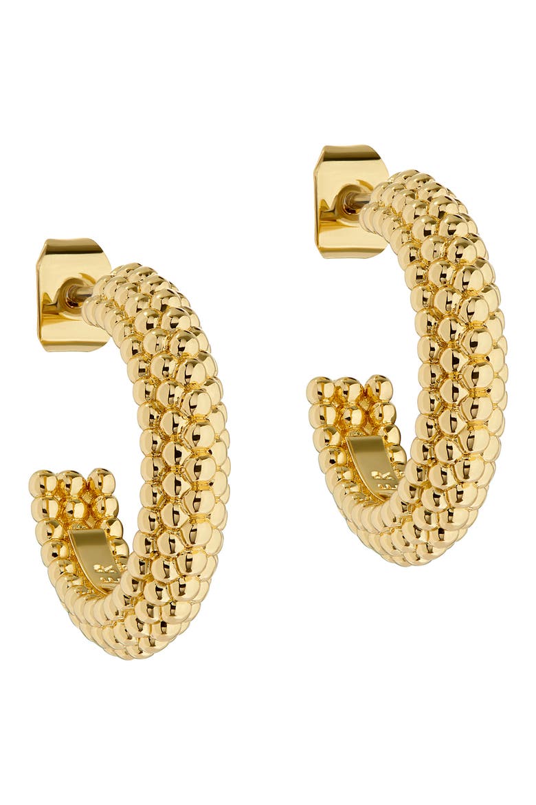 Dotetta Hoop Earrings, Main, color, GOLD TONE