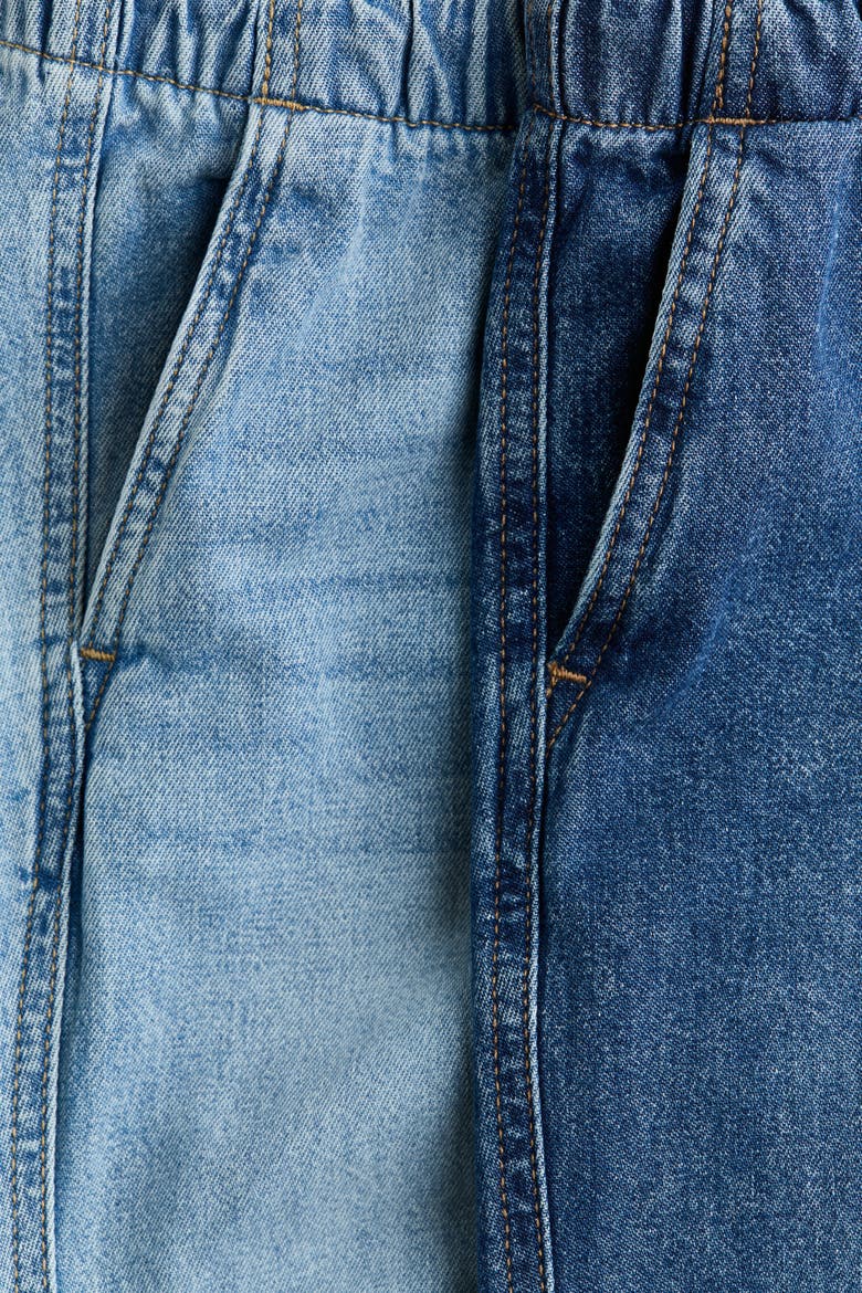 2-pack Denim Joggers, Alternate, color, Denim blue/light denim blue