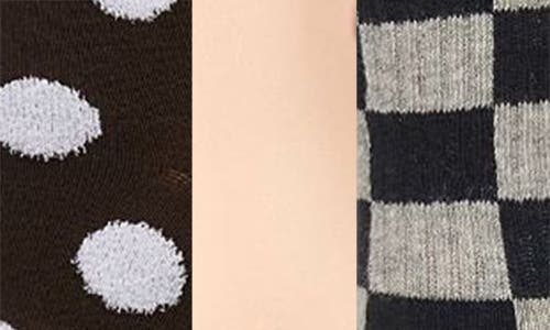 Memoi Assorted 3-pack Crew Socks