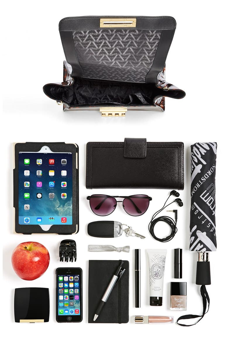 'Eartha' Top Handle Satchel, Alternate, color, TORTOISE