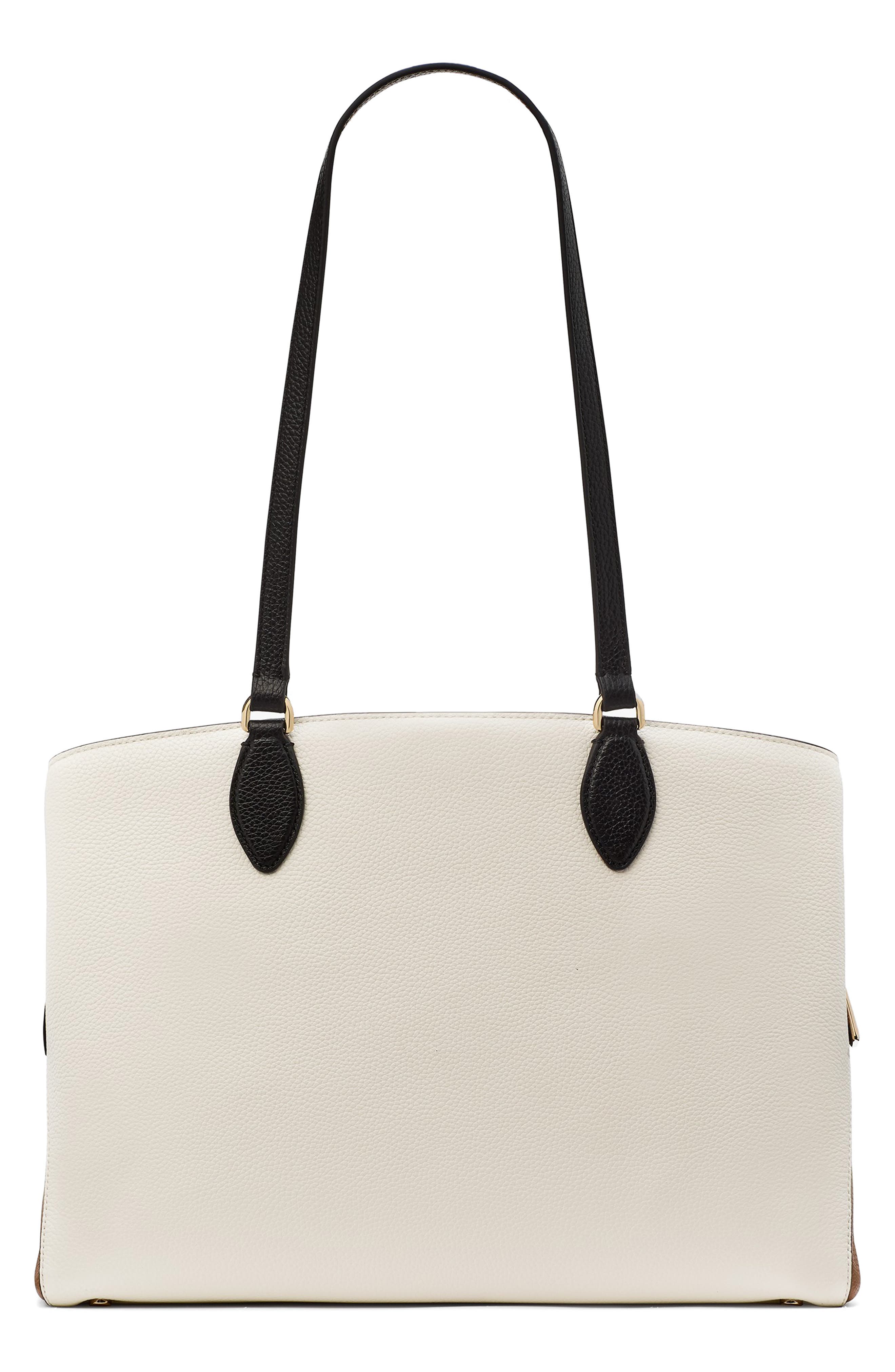 Kate Spade New York hudson colorblock pebble work tote, Alternate, color, 
