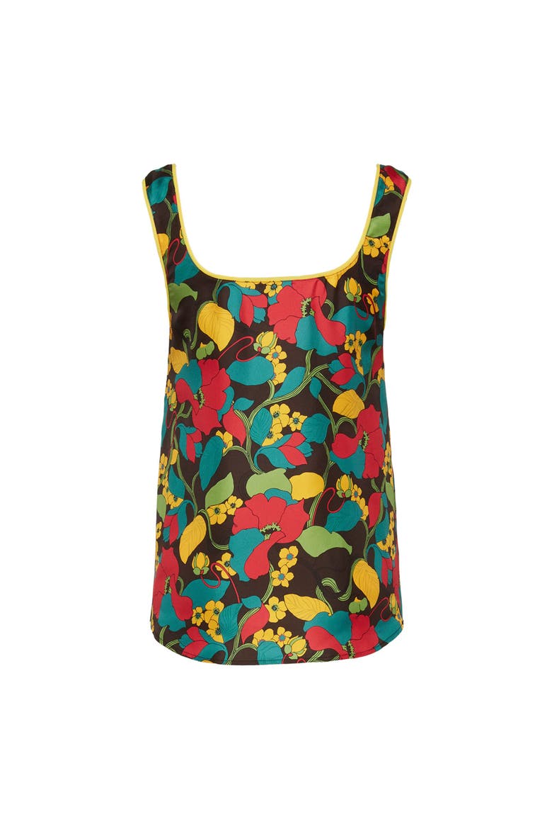 Twirl Top Vines Brown, Alternate, color, Vines Brown