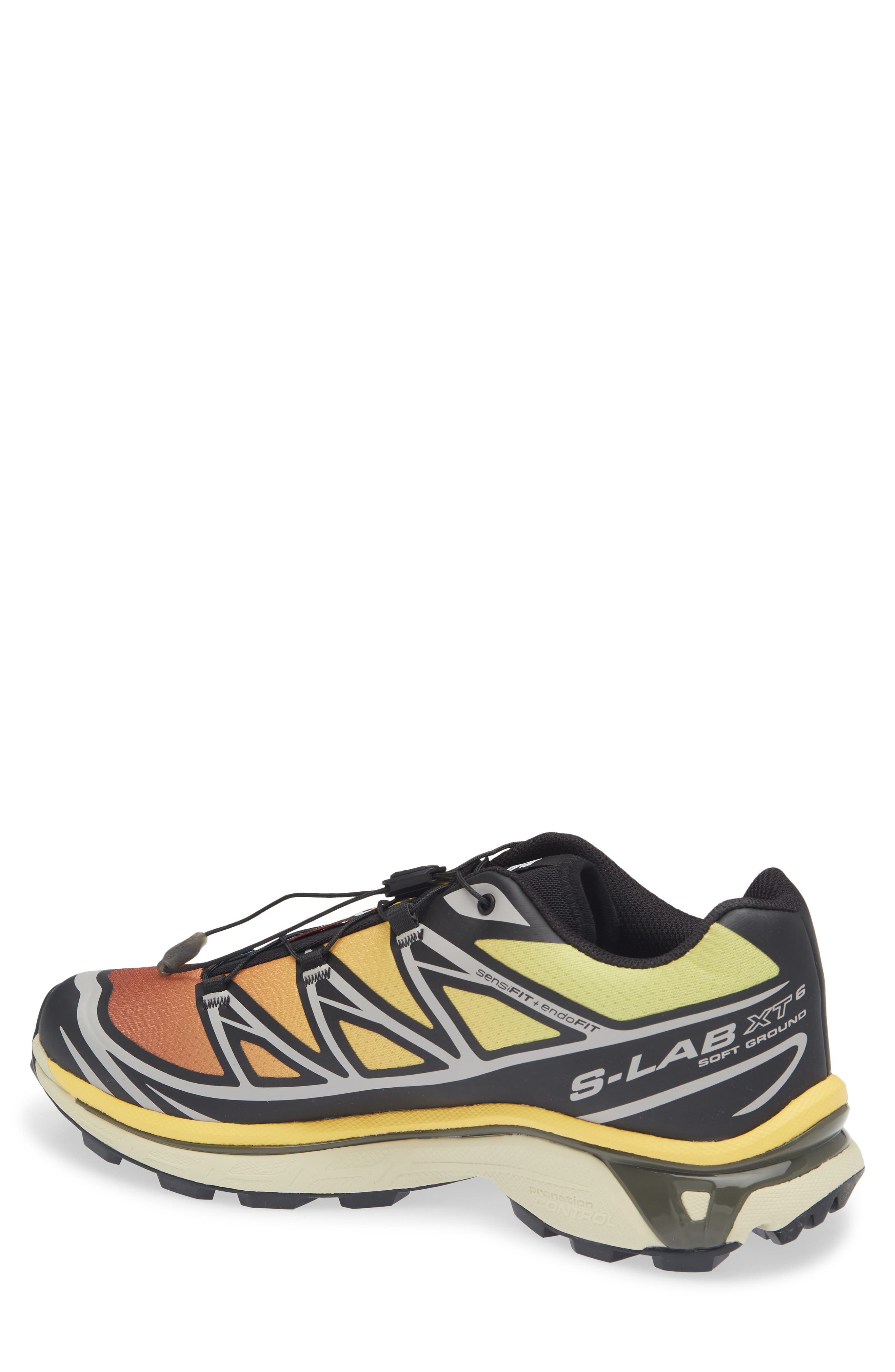 Salomon XT-6 Sneaker, Alternate, color, Black/ Grape Leaf/ Beach Ball