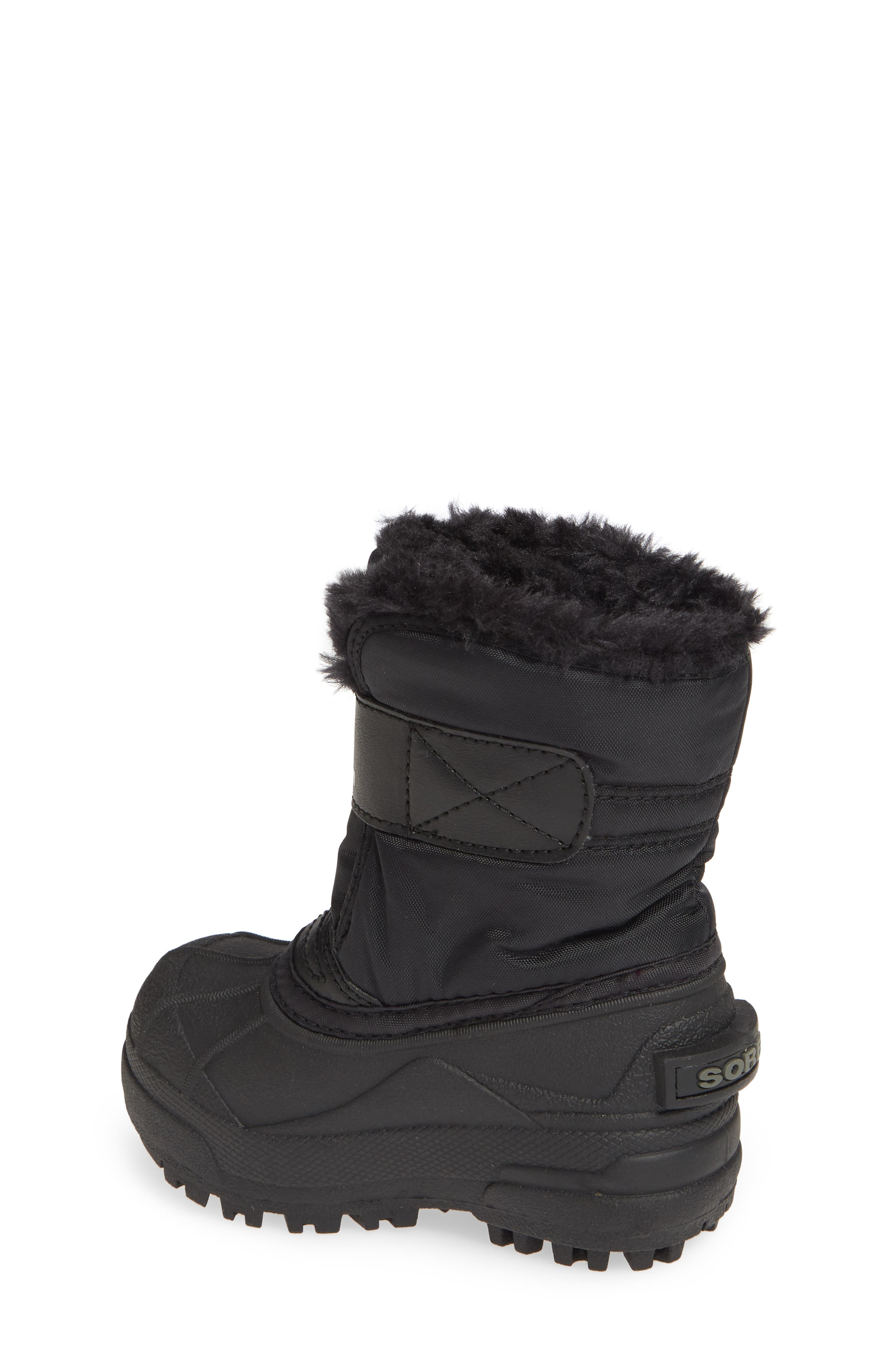 Kids' Snow Commander Insulated Waterproof Boot, Alternate, color, BLACK