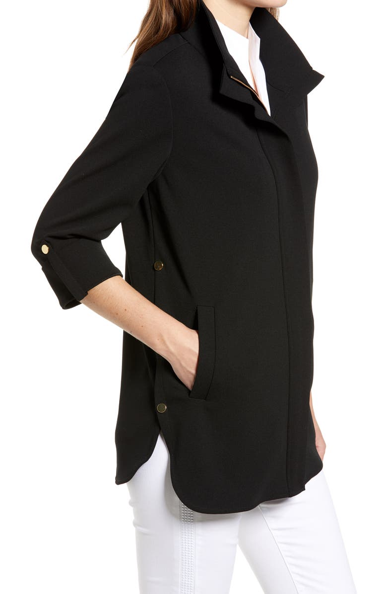 Ming Wang Zip Front Jacket, Alternate, color, 