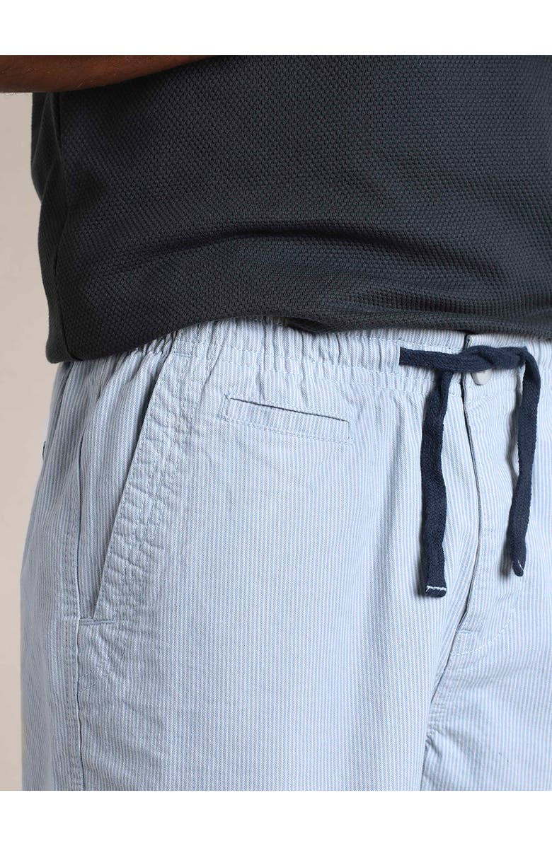 Weird Fish Dewey Stripe Shorts, Alternate, color, Ecru