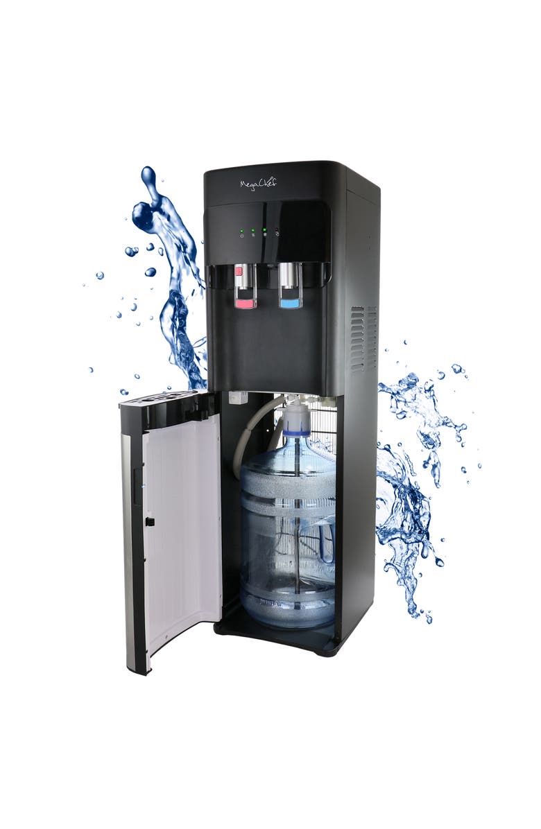 Megachef Bottom Load Hot and Cold Water Dispenser, Alternate, color, Black