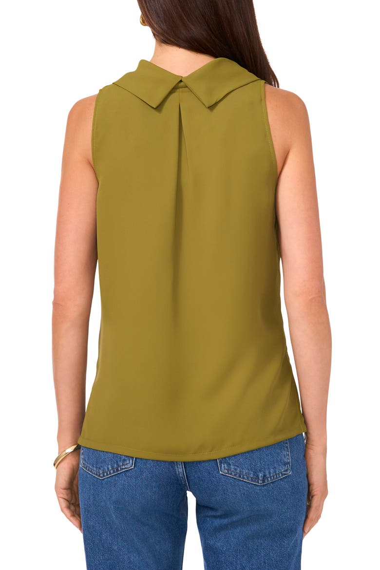 Cowl Neck Sleeveless Blouse, Alternate, color, OLIVE MOSS