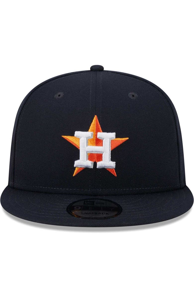 New Era Men's New Era Navy Houston Astros 2017 World Series Side Patch 9FIFTY Snapback Hat, Alternate, color, Navy