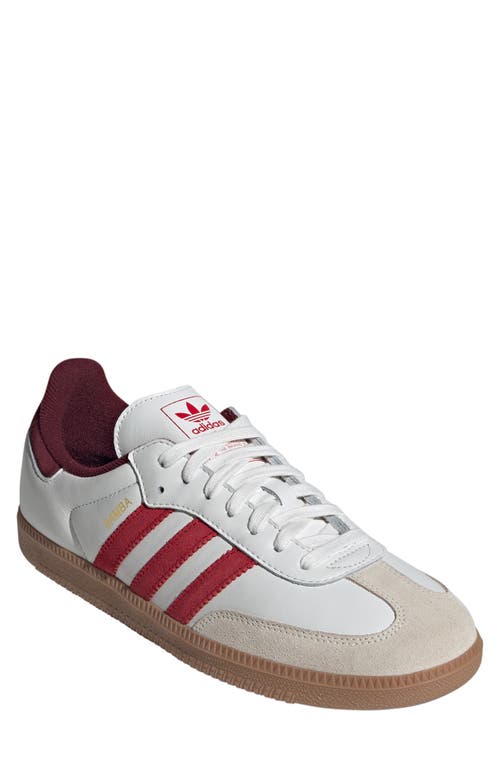 Adidas Originals Adidas Samba Og Sneakers In White/scarlet/red