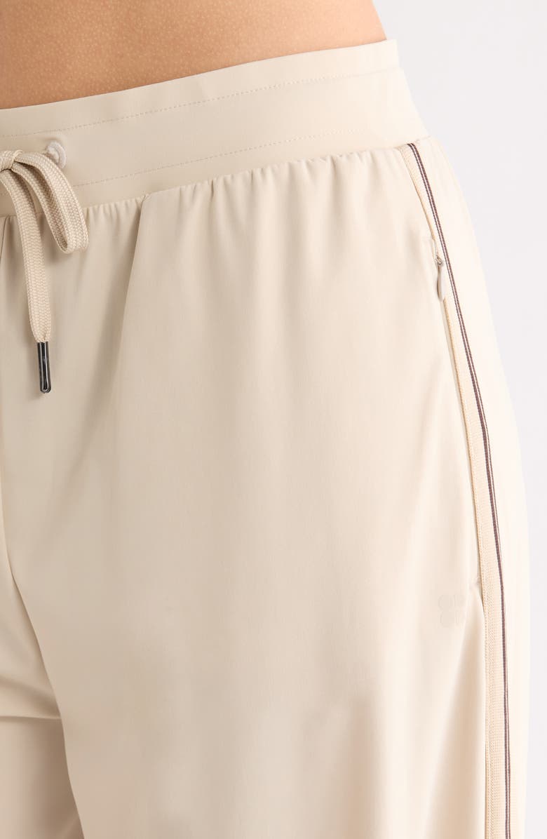 Sweaty Betty Explorer Side Stripe Wide Leg Pants, Alternate, color, Barley Beige