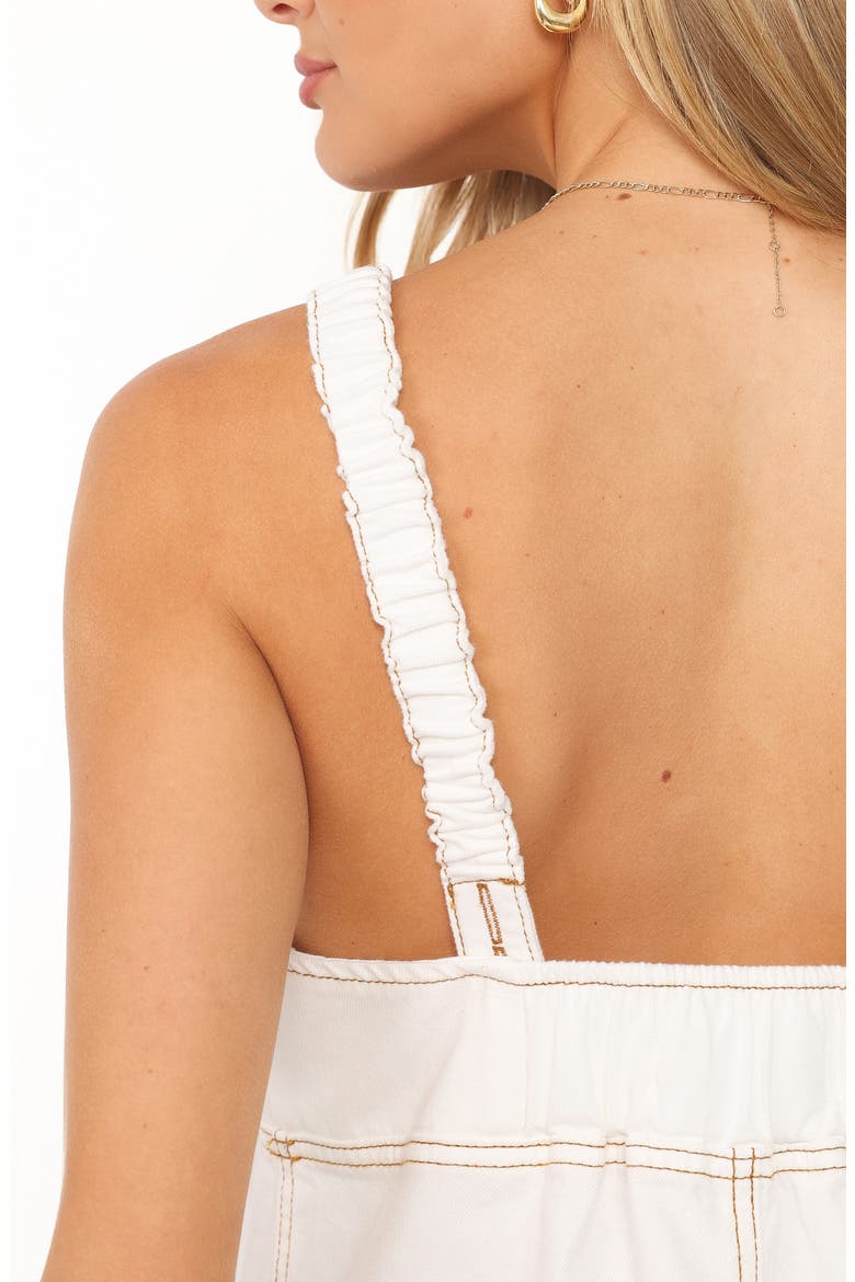 Kinley Minidress, Alternate, color, WHITE DENIM