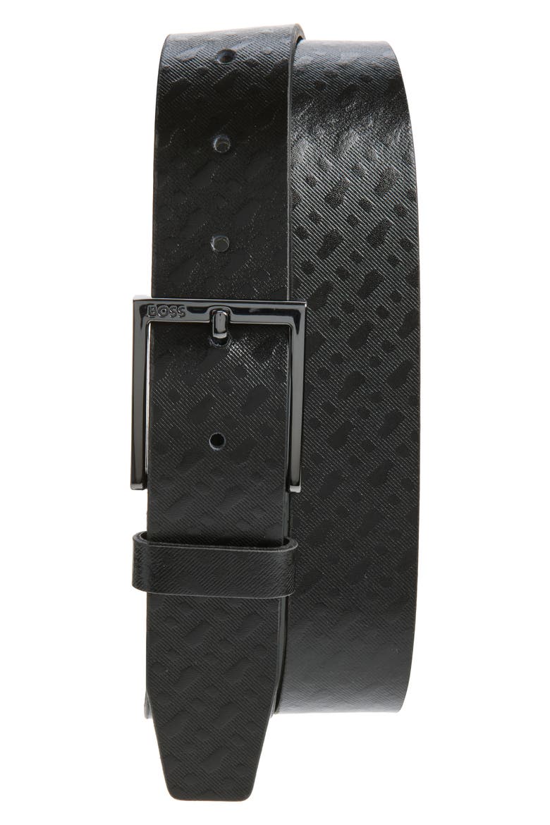 Barn Leather Belt, Main, color, BLK