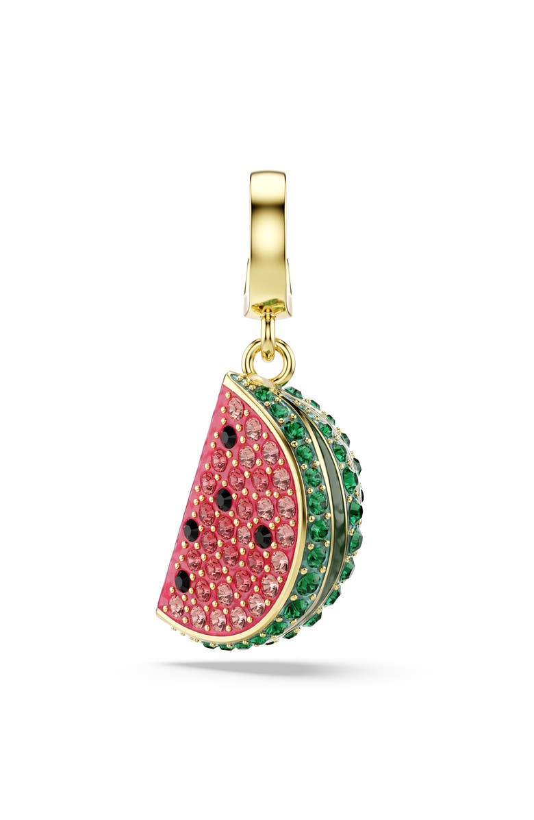 Swarovski Idyllia Watermelon Charm, Alternate, color, Gold/ Multi
