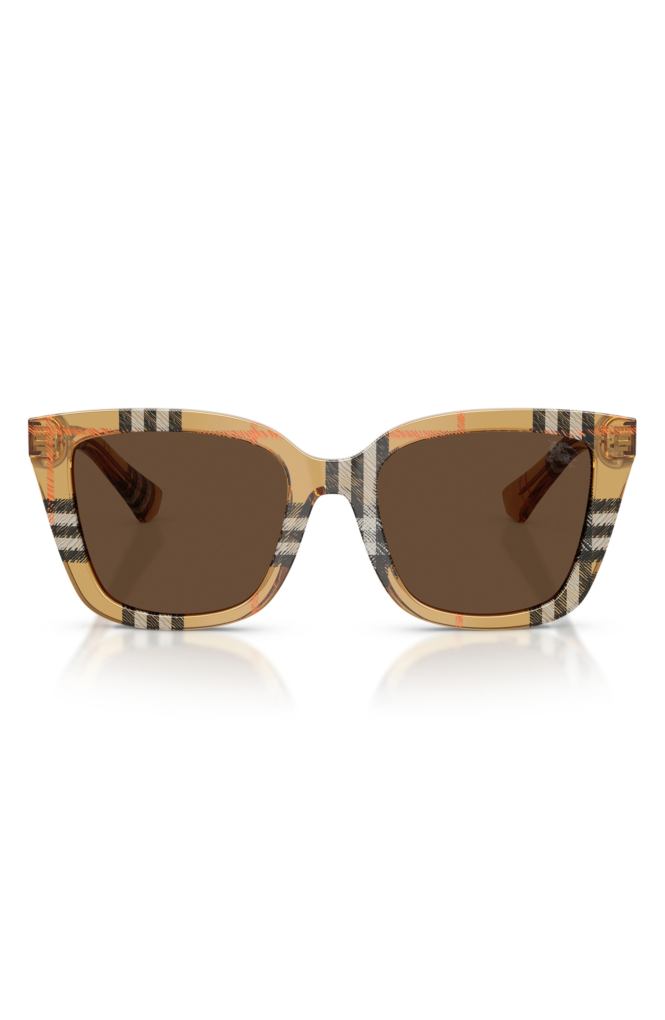CHECK SAND / DARK BROWN