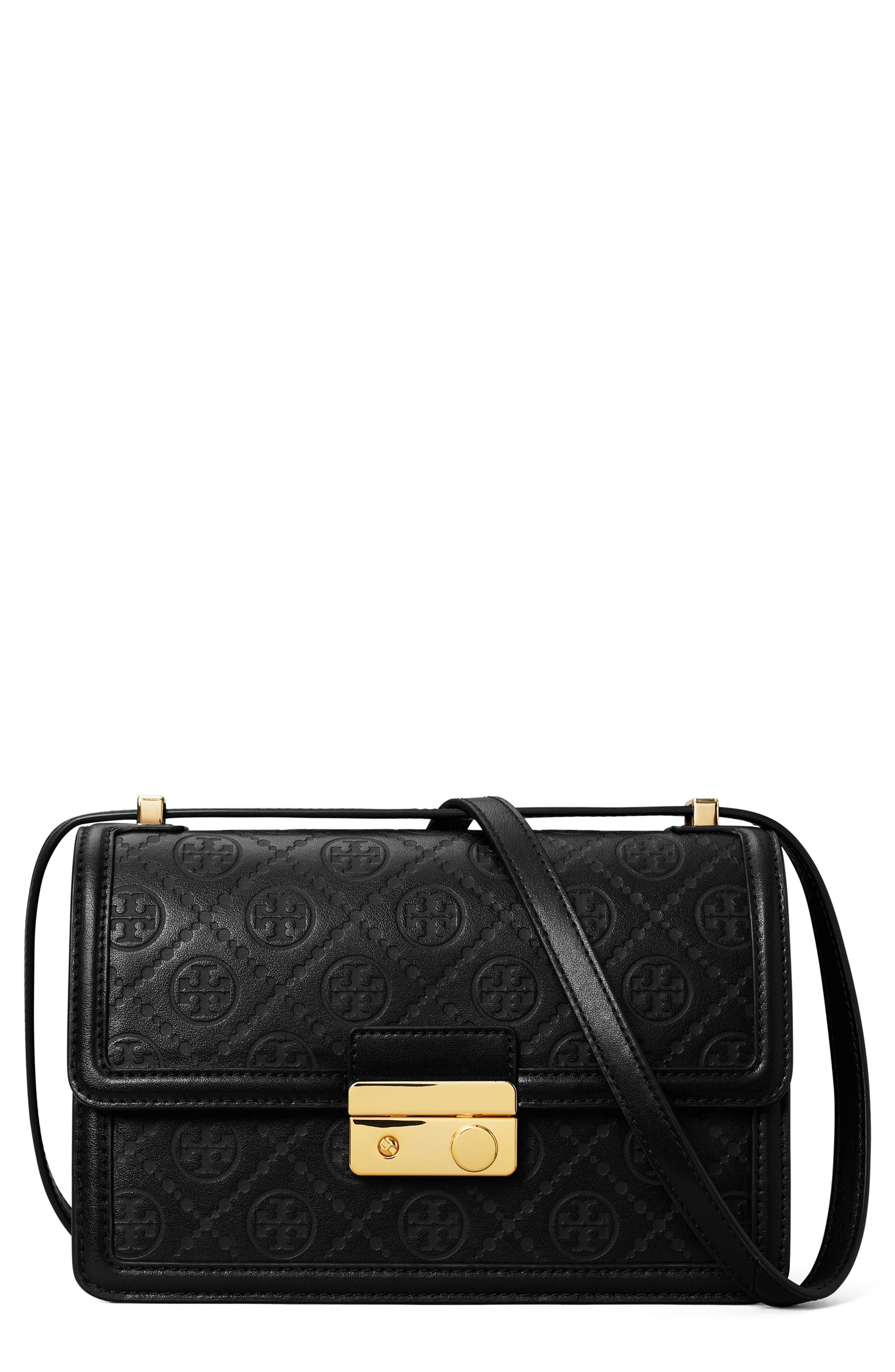 Tory Burch T Monogram Debossed Convertible Shoulder Bag, Main, color, 