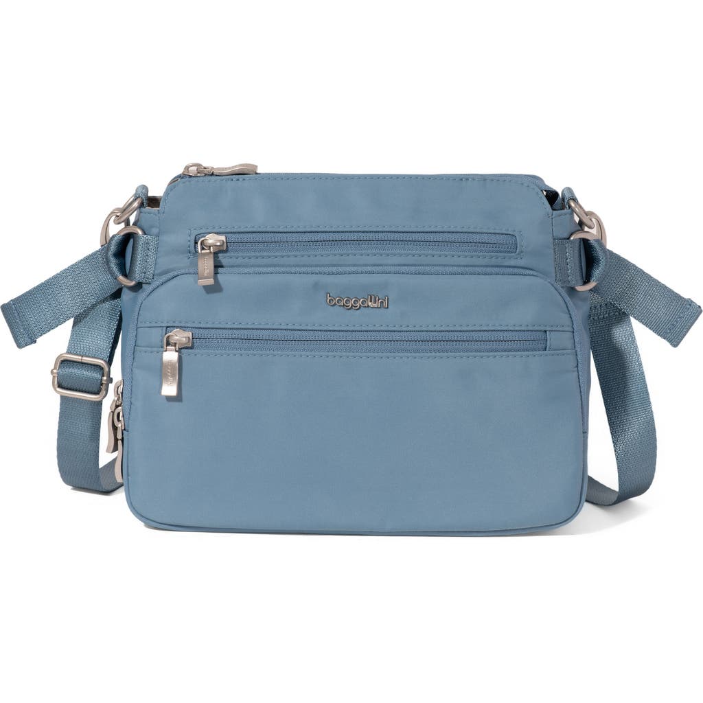 Baggallini Marais Crossbody Bag In Cornflower Twill