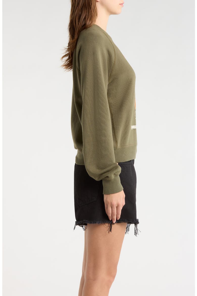 Classic Tini Time Crewneck Sweatshirt, Alternate, color, FATIGUE