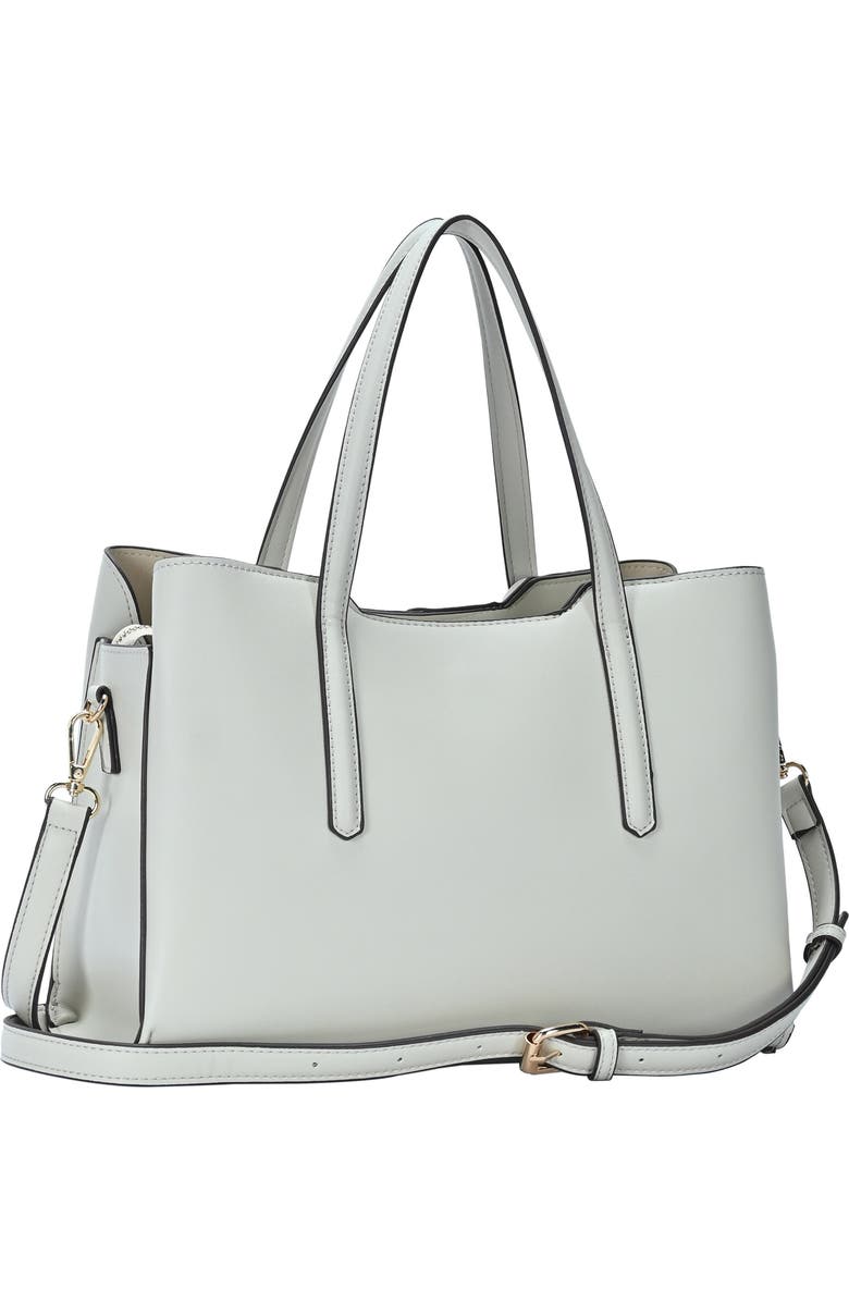 Sasha + Sofi Top Handle Satchel, Alternate, color, Bone