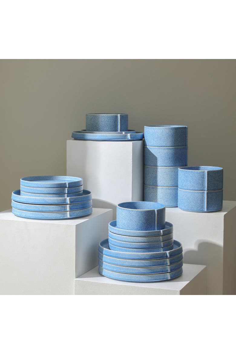 Bao Stoneware 24-Piece Dinnerware Set, Alternate, color, Blue