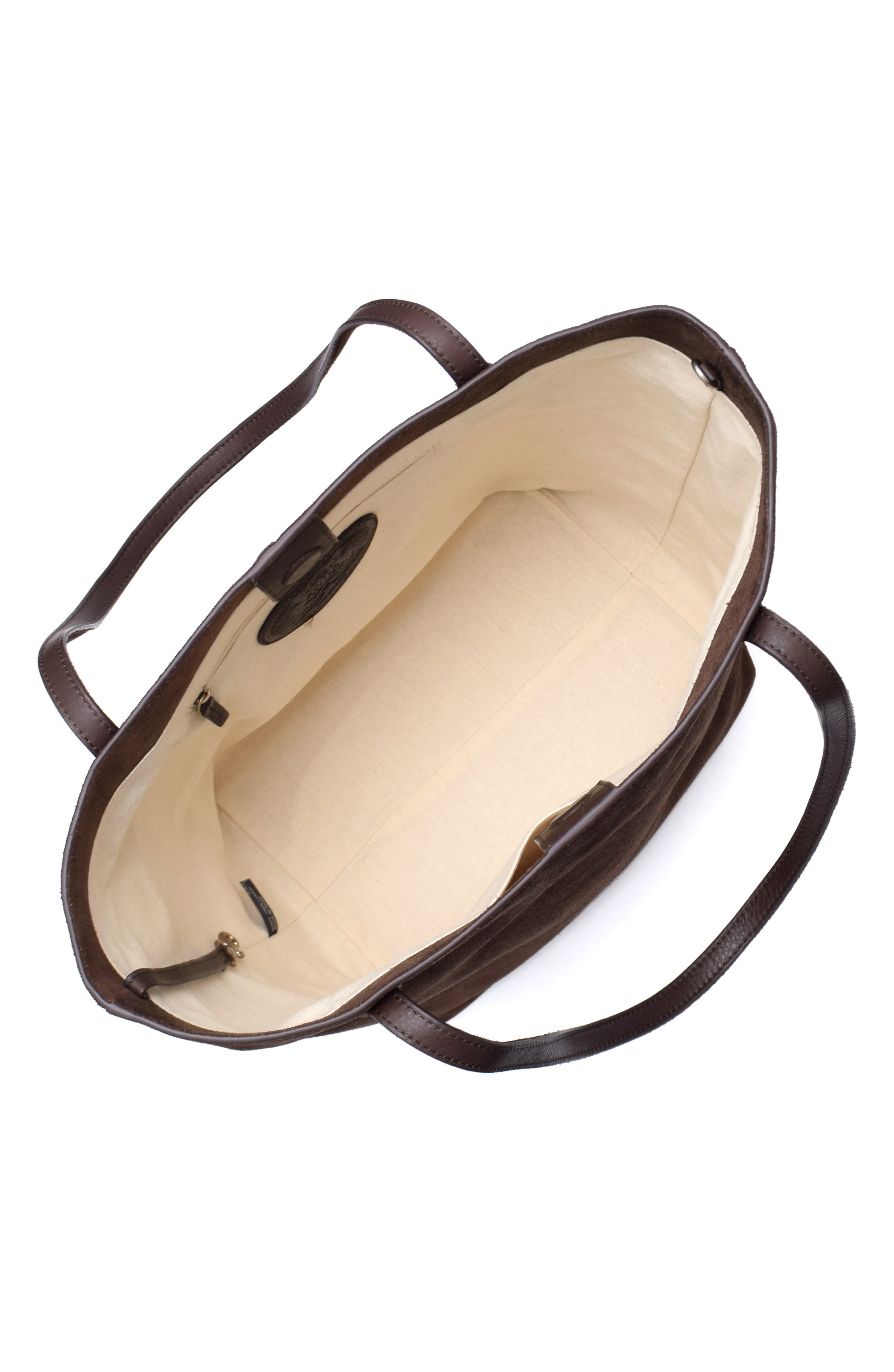 New Amsterdam Leatherworks Asher Large Leather Tote Bag, Alternate, color, Espresso